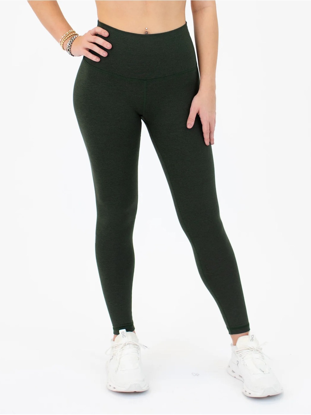 NWT FLEO El Toro Legging 25" - High Rise - Heather Forest Night